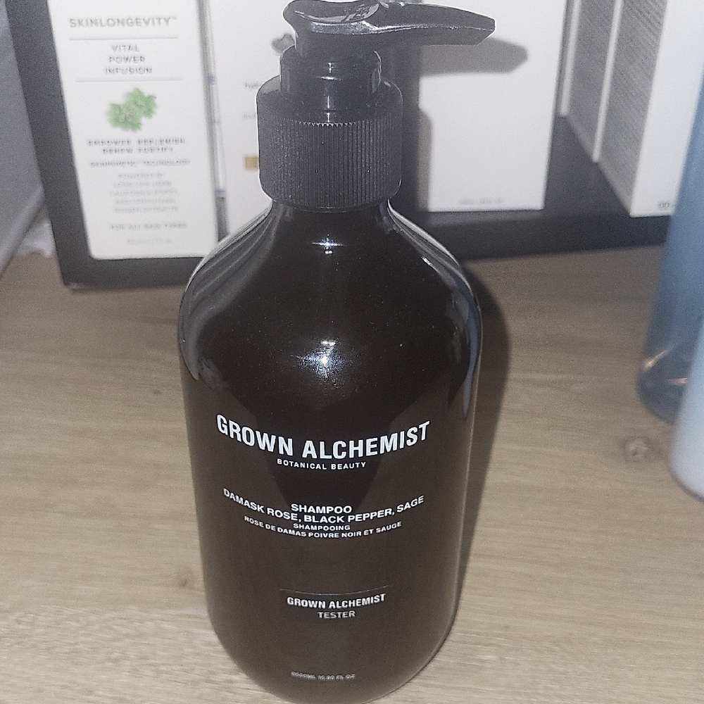 Grown Alchemist Black Shampoo with Pump No Box. New